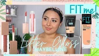 MAYBELLINE: LIPGLOSS LIFTER + ¿CAMBIARON LA FÓRMULA DE LA BASE FITME? Reseña | HolaLizy 🦋