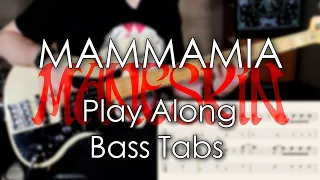 Måneskin - MAMMAMIA // Bass Cover // Play Along Tabs and Notation