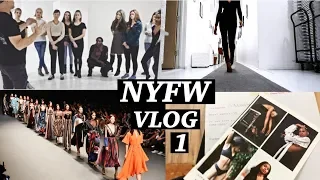 Matilda Johnson |Running to castings, getting fitted, and runways|WHAT NYFW is REALLY LIKE Matildyyy