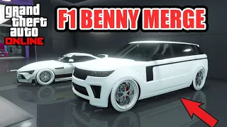 GTA 5 SOLO CAR TO CAR MERGE! (F1/BENNY'S MERGE) *AFTER PATCH 1.58* | GTA Online