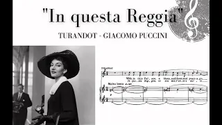 "In questa Reggia" Turandot, G. Puccini - Maria Callas (ANTI-NETREBKO TEAM!! THIS IS OPERA!!)