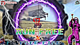 Deep Chills Run Free || Free Fire X Run Free 💕 || Beat sync Montage 🔥 #Freefire
