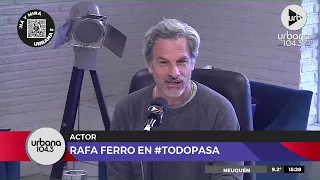 Rafa Ferro visitó a #TodoPasa y obvio, hubo abrazo de actor