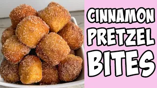 Cinnamon Pretzel Bites! tutorial #Shorts