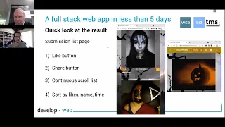 The making of a web app in less than 5 days: live webinar replay