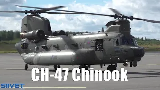 RAF CH-47 Chinook Heavy-lift Helicopter Taxi Out