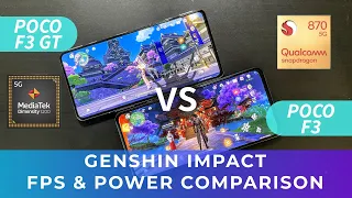 Is the F3 GT Better for Genshin Impact Gaming? Poco F3 vs  Poco F3 GT FPS Test