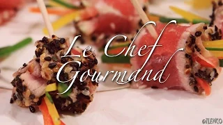 Preparing Gourmet Hors D'Oeuvres on #LeChefGourmand