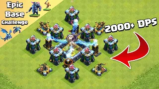 Execution Base Challenge | Every Troop VS 2000+ DPS Defense Formation | Clash of Clans