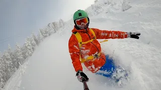 Postăvaru, Poiana Brașov - Kanzel slope run #gopro #offpiste