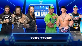 Can 4 Different Roman Reigns Defeat 4 Different John Cena WWE 2K22