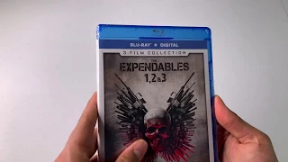 The Expendables Trilogy Bluray Unboxing with Digital Codes
