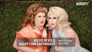 Darby Lynn Cartwright & Alexis Bevels Accept the WEB SERIES Award at the 2023 Queerties Awards