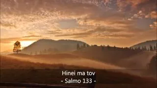 Hinei ma tov Salmo 133