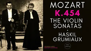 Mozart - Violin Sonata in B flat Major K 454 (No.32) (Century's rec.: Clara Haskil, Arthur Grumiaux)