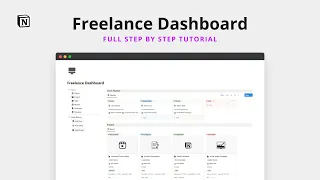 Creating Freelance Dashboard Notion from Scratch: Full Step by Step Tutorial