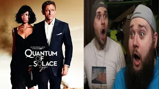 QUANTUM OF SOLACE (2008) TWIN BROTHERS FIRST TIME WATCHING MOVIE REACTION!