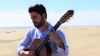 LUDOVICO EINAUDI - UNA MATTINA (Guitar Cover)- INTOUCHABLES SOUNDTRACK- Rafael Aguirre, guitar