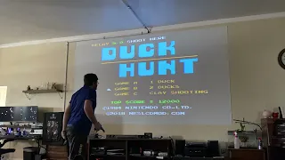 Duck hunt on projector follow up