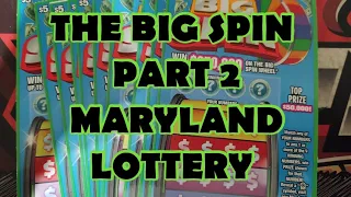 PART 2 | THE BIG SPIN FINAL ROUND 🥴 MARYLAND LOTTERY #viral #subscribe #lottery