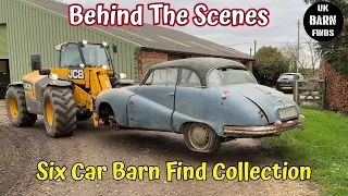 Collecting Six Barn Find Cars With Anglia Car Auctions | Ford x2, Opel, Jaguar, Land Rover & Austin