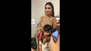 Ayeza Khan Live From LuckyOne Mall at the Launch of AlKaram Festive Collection