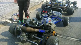 Adams Kart Track Vintage Twin Engine Class 2022. PreGrid 200cc & 300cc class