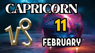 Capricorn ♑ 🌞𝐓𝐡𝐞 𝐂𝐚𝐥𝐦 𝐁𝐞𝐟𝐨𝐫𝐞 𝐓𝐡𝐞 𝐏𝐞𝐫𝐟𝐞𝐜𝐭 𝐒𝐭𝐨𝐫𝐦💫 Horoscope For Today February 11, 2024 | Tarot