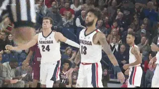 Zags roll Texas Southern