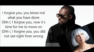 Maitre Gims feat Sia - Je te pardonne ( paroles / LYRICS )