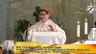 Card. Luis Antonio Tagle's Homily - Holy Trinity Sunday Mass