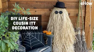 DIY Life-Size 'The Addams Family' Cousin Itt Halloween Decoration