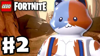 LEGO Fortnite - Gameplay Walkthrough Part 2 - Cave Adventure!