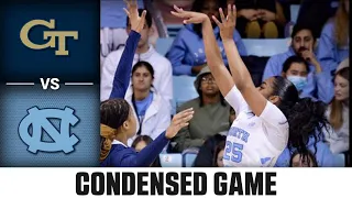 Georgia Tech vs. North Carolina Condensed Game | 2022-23 ACC Women’s Basketball