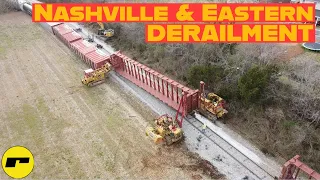 Nashville & Eastern Train Derailment in Mt Juliet, TN 3/21/2022