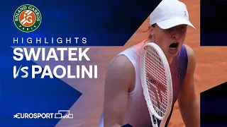Iga Swiatek vs Jasmine Paolini | Final | French Open 2024 Highlights 🇫🇷