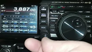 YAESU FT-991A. HOW TO ADJUST THE RF OUTPUT. "W2KX" BOBBY TRATES.