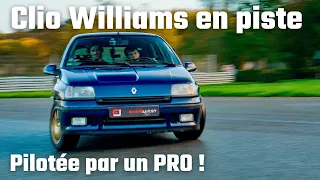 La Clio Williams glisse autant qu’une propulsion 😅