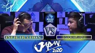 SFV CE - Infiltration(Juri) VS Nuckledu(G) - Loosers Quarter Finals Top 8 Evo Japan 2020