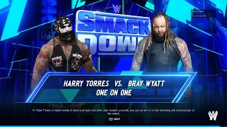 WWE 2K24 The Bigman Harry Torres vs Bray Wyatt