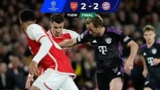 Arsenal vs Bayern Munich (2-2) HIGHLIGHTS: | Saka, Trossard, Kane & Gnabry GOALS!