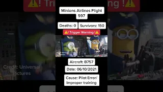 Minions Airlines Flight 597 ✈ #shorts