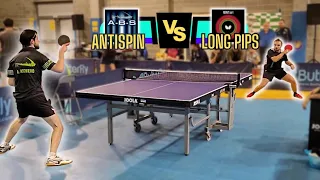ATTACK ⚔️ DEFENSE | ANTI SPIN VS LONG PIMPLES | Table Tennis Tournament Match