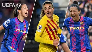 🔵🔴 BONMATÍ, PUTELLAS, HERMOSO l All BARCELONA 2021/22 GOALS to reach the #UWCL Final ⚽