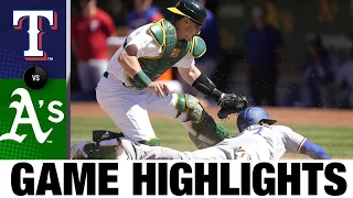 Rangers vs. A's Game Highlights (5/29/22) | MLB Highlights