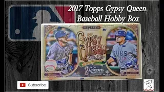 2017 Topps Gypsy Queen Baseball Hobby Box