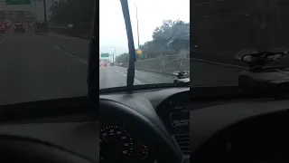 How to drive in rain with bald tires