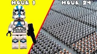 I built a MASSIVE Lego Star Wars clone army in 24 hours!