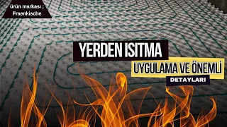 Yerden ısıtma sistemi nasıl uygulanır? Kullanışlı mıdır?  Önemli detaylar nelerdir? #yerdenısıtma