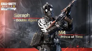 Seraph Double Agent + M4 "Prince Of Time" Gameplay! - Call Of Duty Mobile Season 8 Train To Nowhere